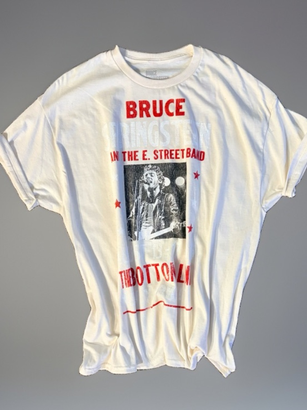 NWT Bruce Springsteen & The E Street Band The Bottom Line Tee XL rock & Pop